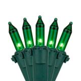 Commercial 100 Green Christmas Mini Lights, 6