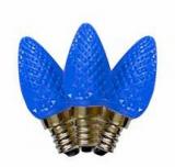 C7 Blue LED replacement Bulbs Faceted 25pcs,Item Code:C7BLF25B