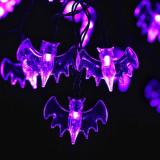 20 LED 7.9ft  Battery Operated Bat Lights String for Patio Garden Fairy String Lights 6M/Christmas Decoration Item Code:30BAPLBA